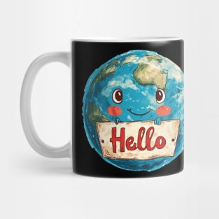 Earth cartoon Mug
